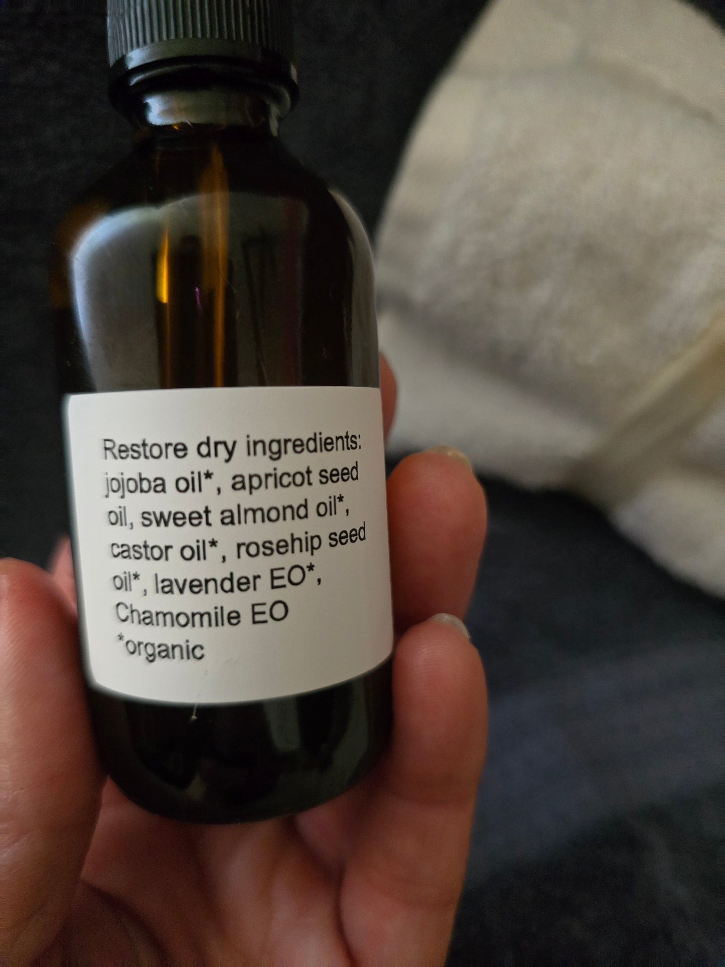 Restore Facial Oil Cleansing Oil for Dry Skin