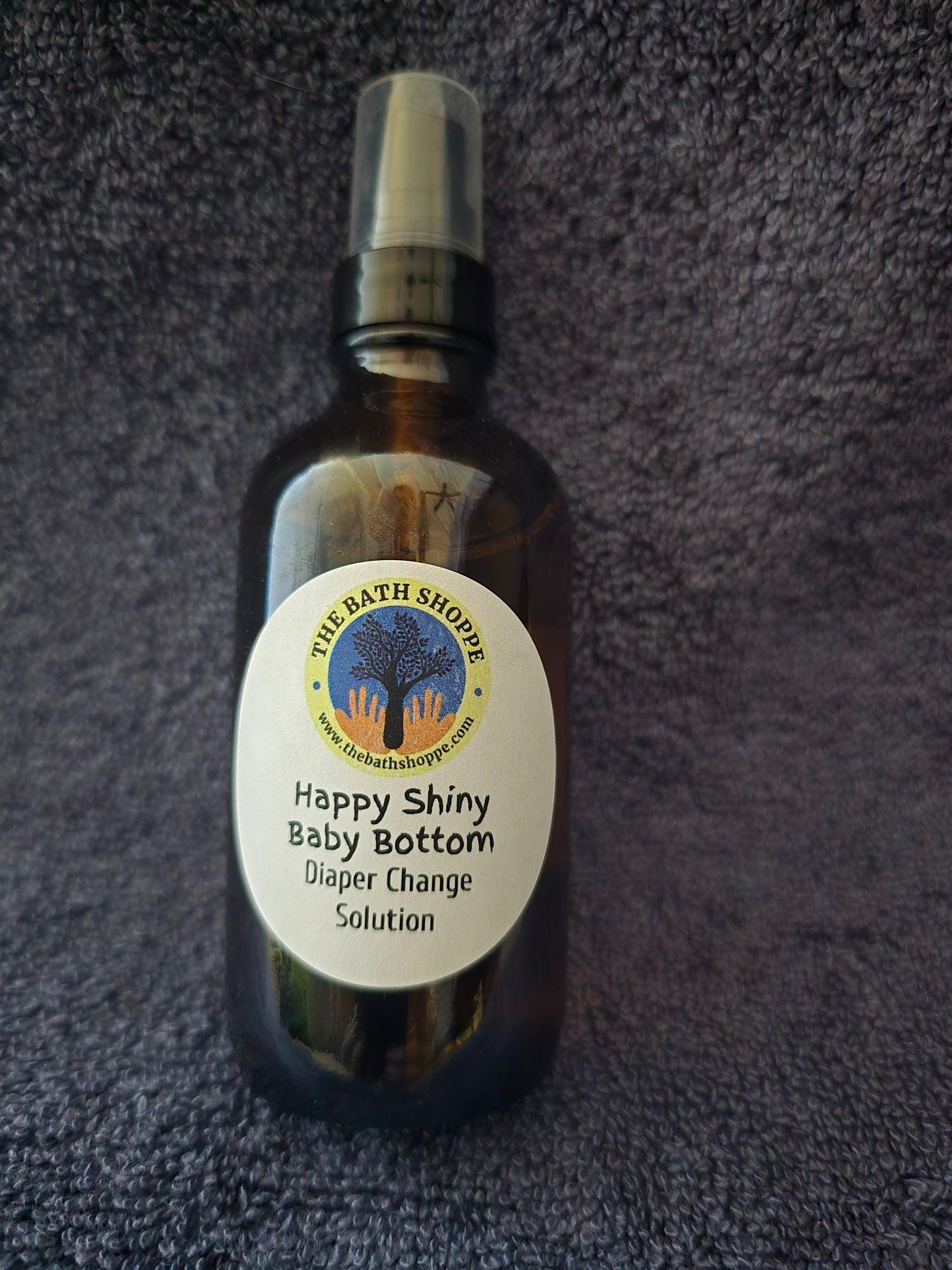 Happy Shiny Baby Bottom Spray and Cloths Bundle