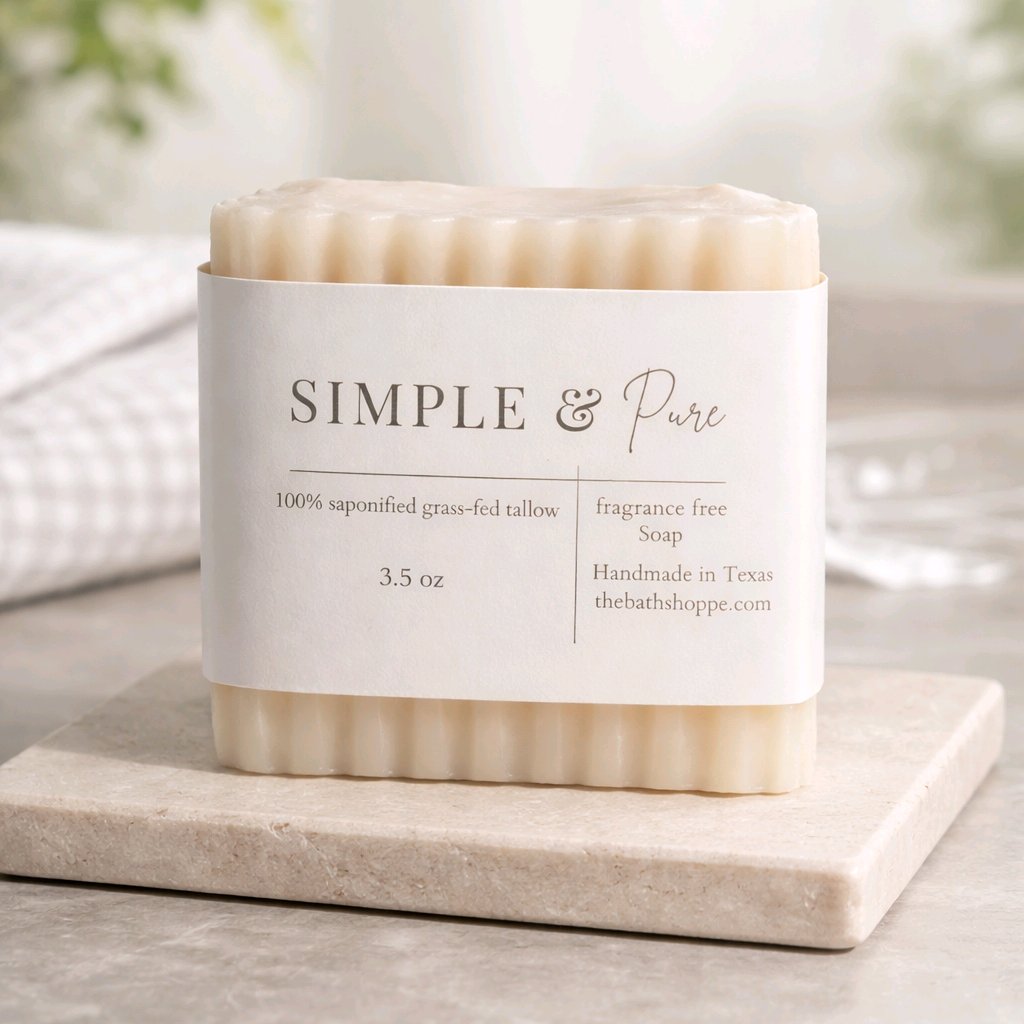 Simple and Pure 100% Tallow Soap