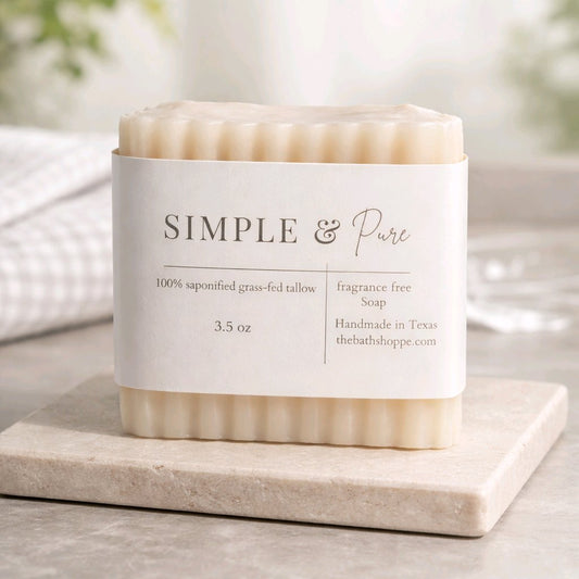 Simple and Pure 100% Tallow Soap