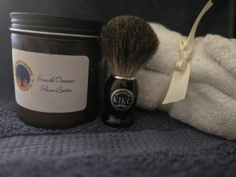 Smooth Operator Shave Butter and Brush