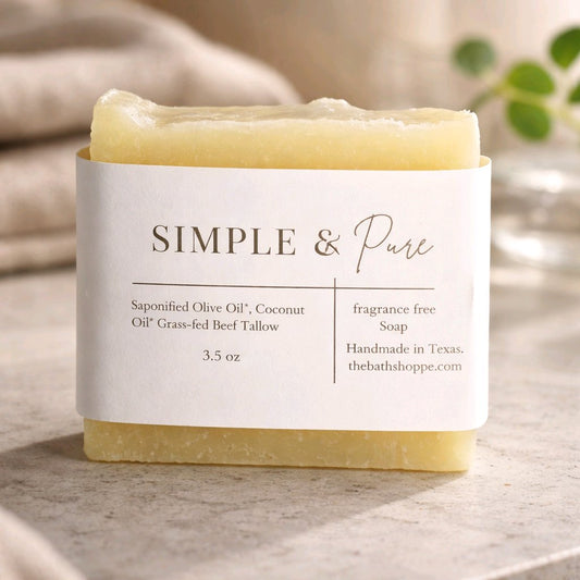 Simple and Pure Olive Oil and Tallow Soap
