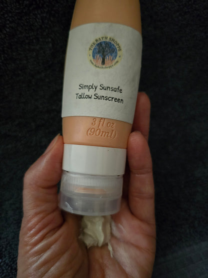 Simply Sunsafe Tallow Sunscreen